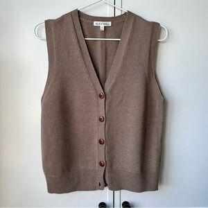 Alex Mill Emilia V-Neck Sweater Vest